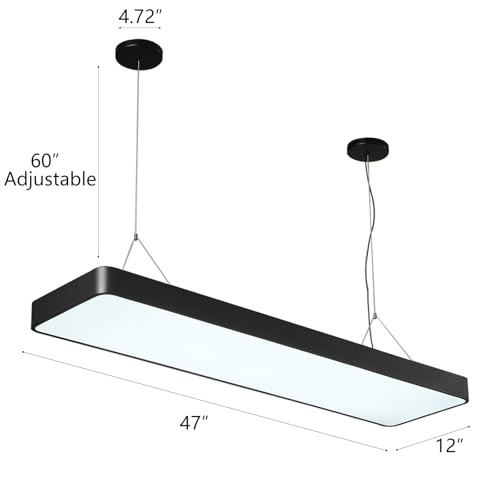 LED Billiard & Pool Table Light Hanging Light Over Pool Table for for 7'-8'