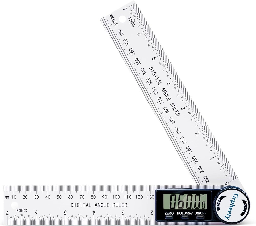 Digital Angle Finder Protractor, 3rd Generation Quick Display Angle Gauge Ruler,