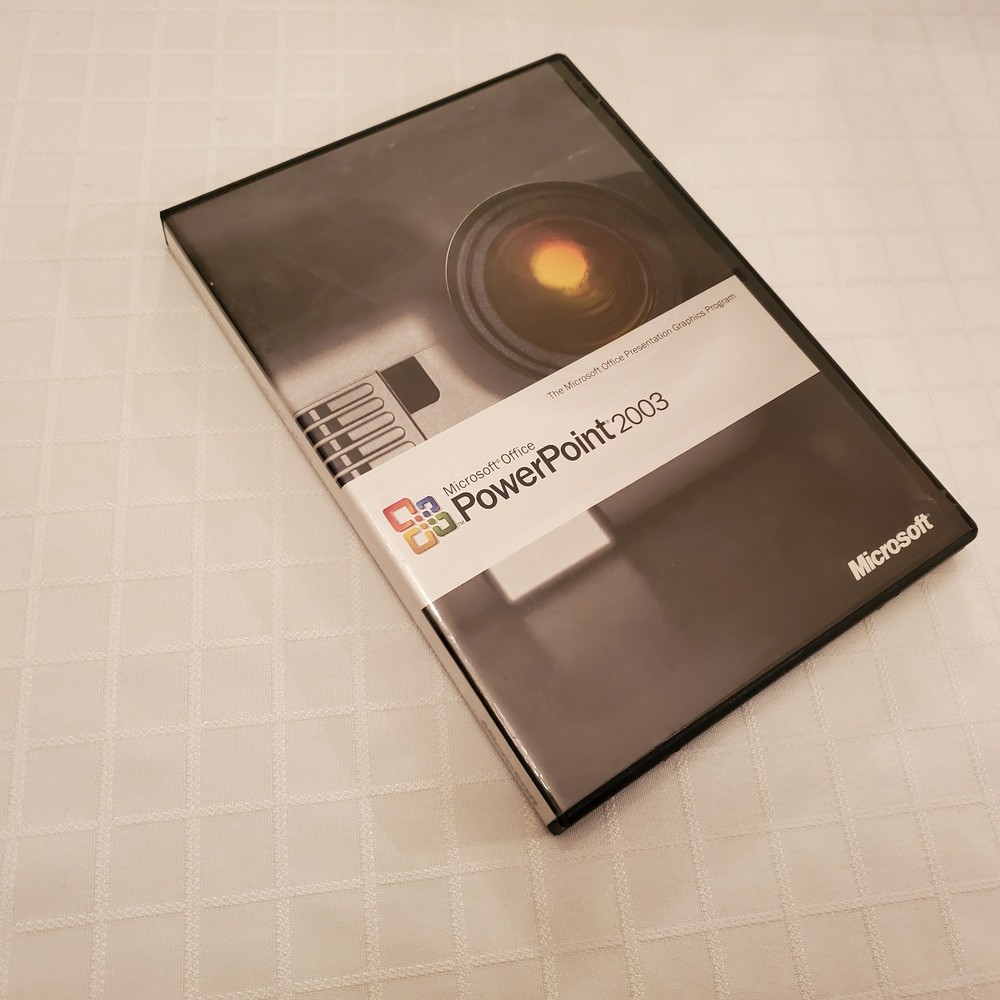 Microsoft Office PowerPoint 2003 w Product KEY Code Power Point Disk Slides Work