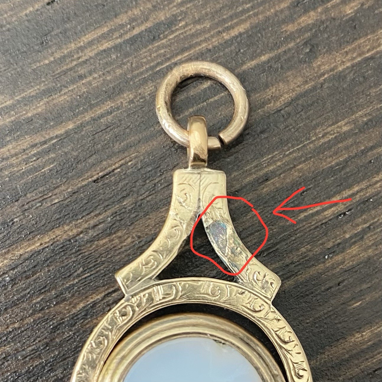 Antique Victorian Gold Filled? Bloodstone & Sardonyx Swivel Fob/Pendant *AS-IS*