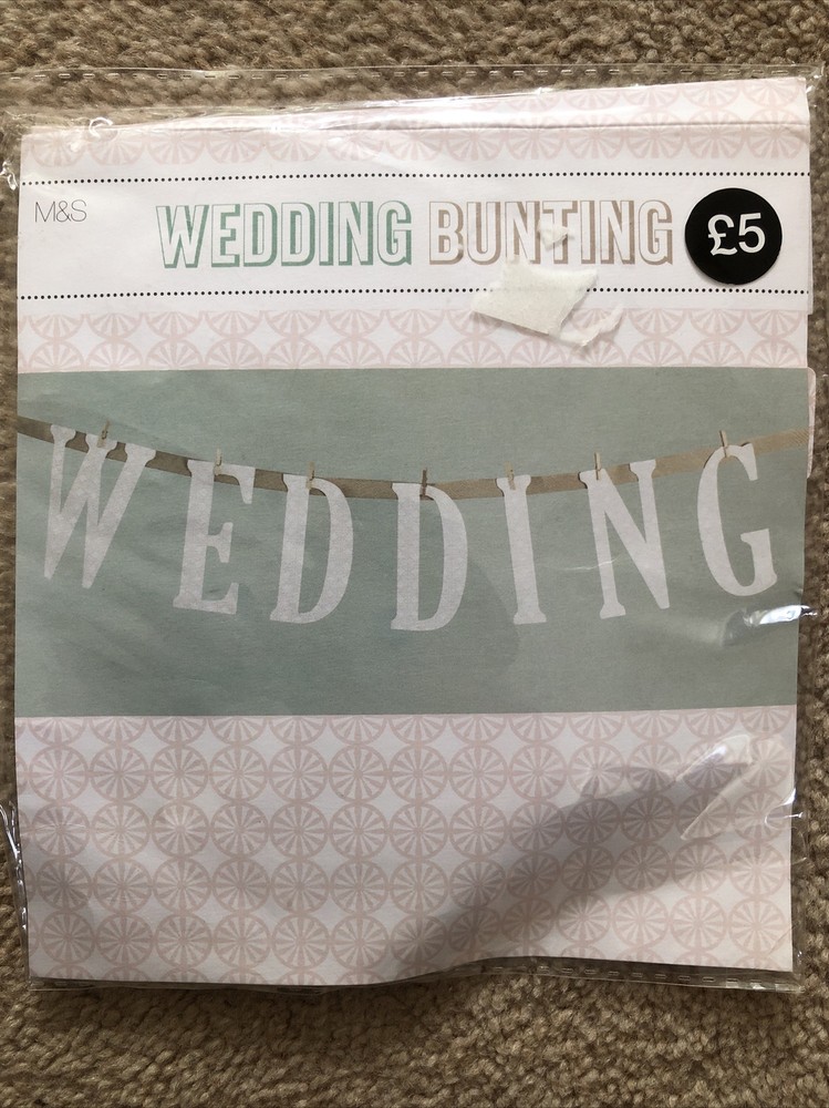 M&S Wedding Bunting 1.5m
