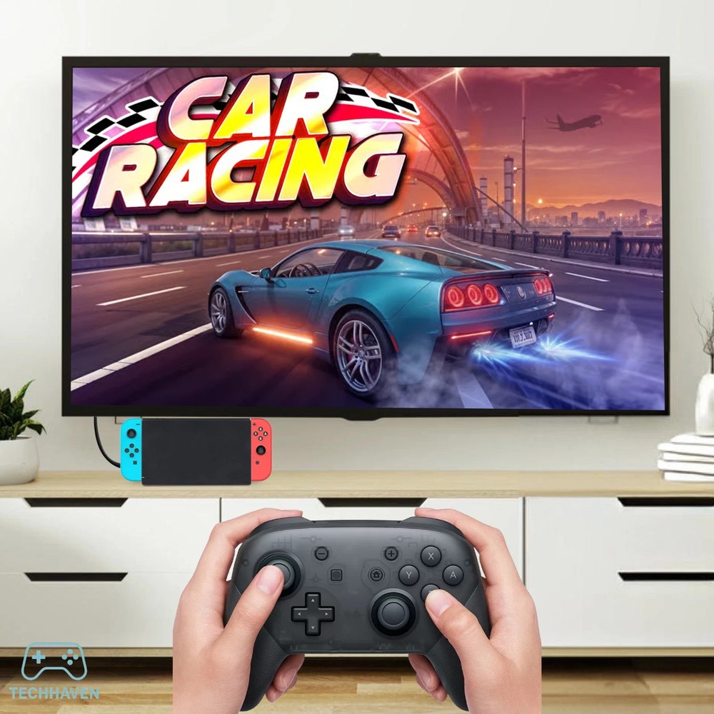 Nintendo Switch Docking Station Set AC Adapter, HDMI Cable and Charging Dock