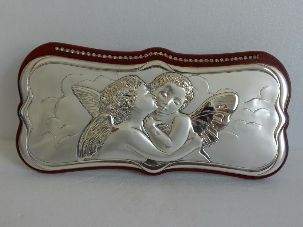 Silver Wall or Table Picture Depicting Putti