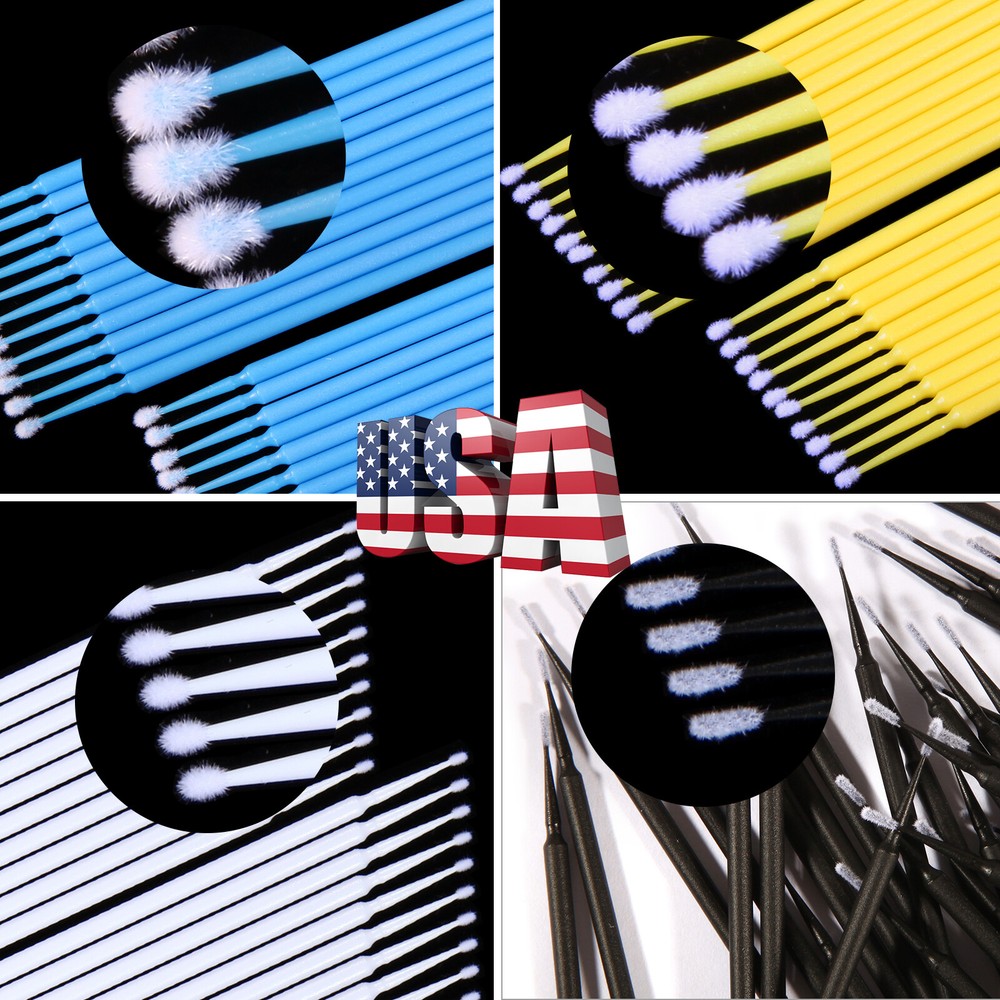 100-400 Microbrush Micro Brush Applicator Tips (Regular, Fine, Super Fine) ns