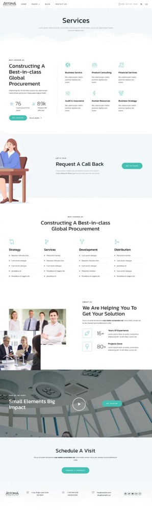 Premium Wordpress Elementor Template Kit Bundle | Business & Service Theme