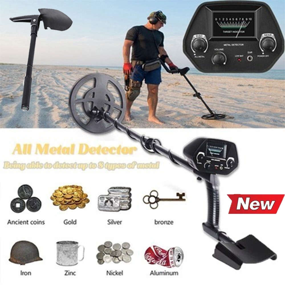 Deep Ground Metal Detector For Adults Underwater Beach Yard Waterproof Seeker US