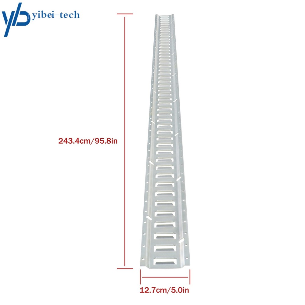 30 Pack 8' E Track Tie Down Rail Kit Horizontal Galvanized Durable For Trucks