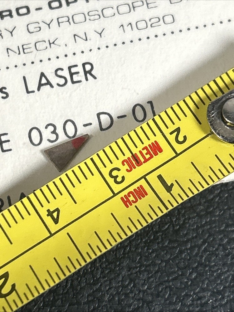 Sperry Electro-Optics Group GaAs Laser, Type 030-D-01