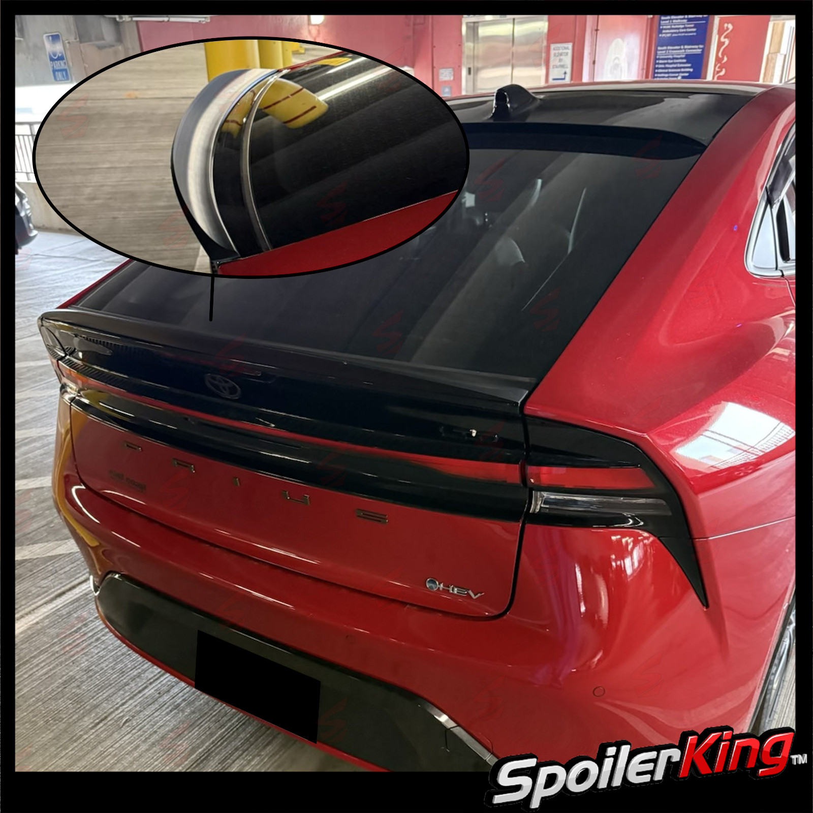 Duckbill Rear Trunk Spoiler Fits Toyota Prius 2023-present SpoilerKing 284K