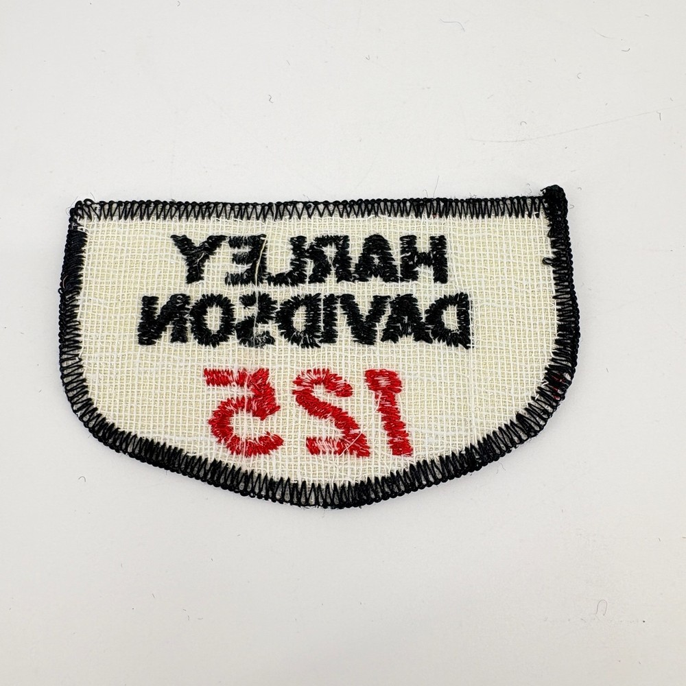 Vintage NOS Harley-Davidson Red & Black '125' Patch