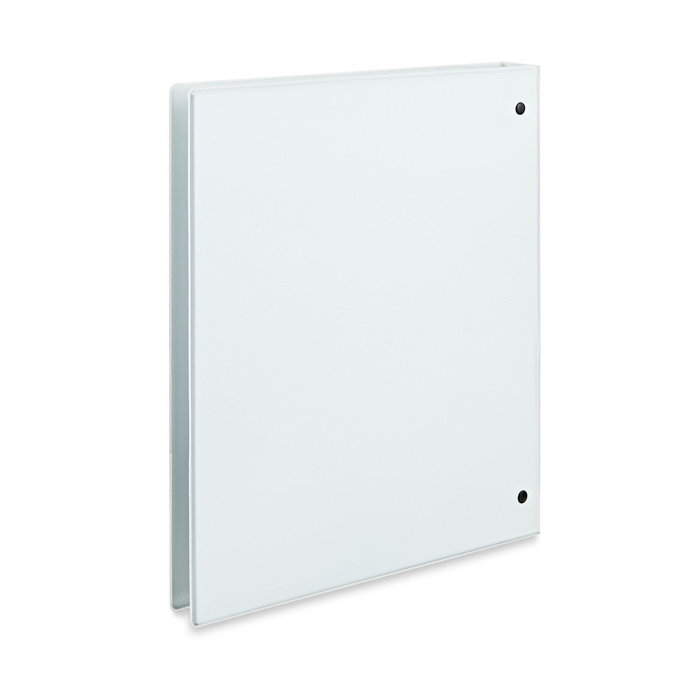 Pen+Gear Durable View 1" D-Ring Binder, White, 4 Count