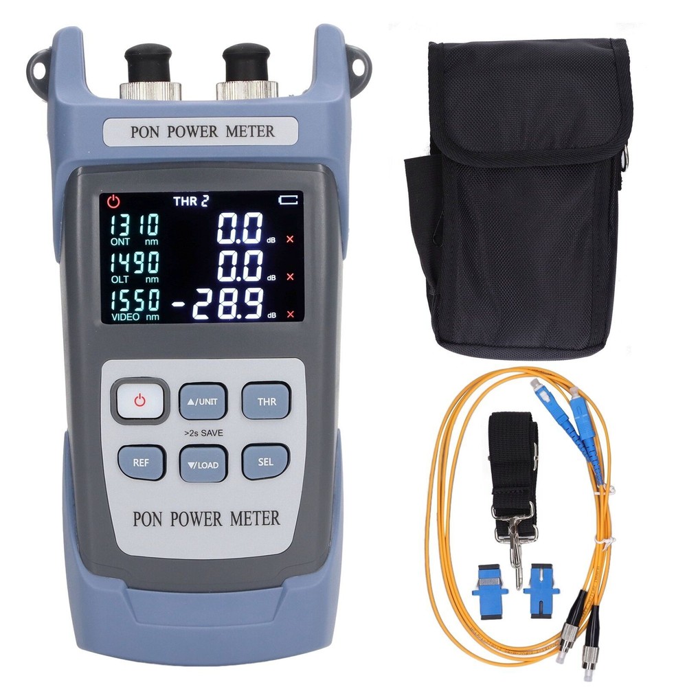 Fiber Optical Power Meter Digital Optic Cable PON Tester Testing Tool UPC Port