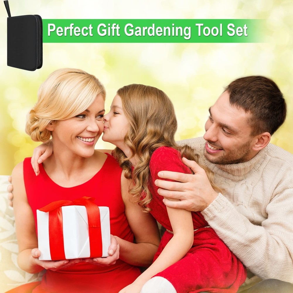 Bonsai Tools Kit- 24 PCS Tree Kit for Beginners, black