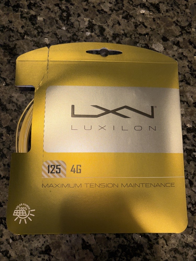 NEW LUXILON 4G TENNIS STRING!!!