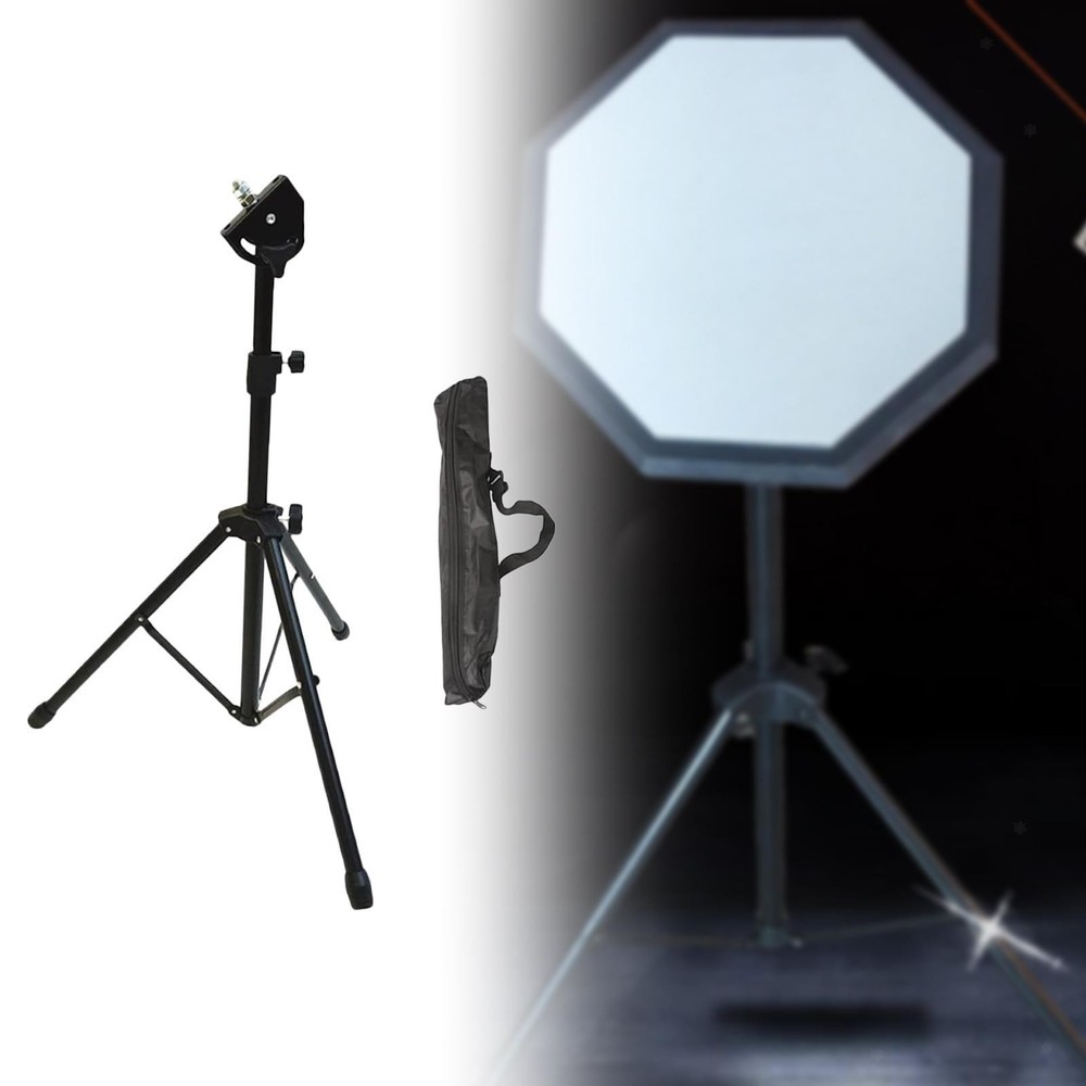 8 inch Dumb Drum Stand with Bag Height & Angle Adjustable Practice Pad Stand