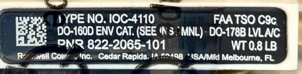 IAPS Card IOC4110 822-2065-101 Removed Working