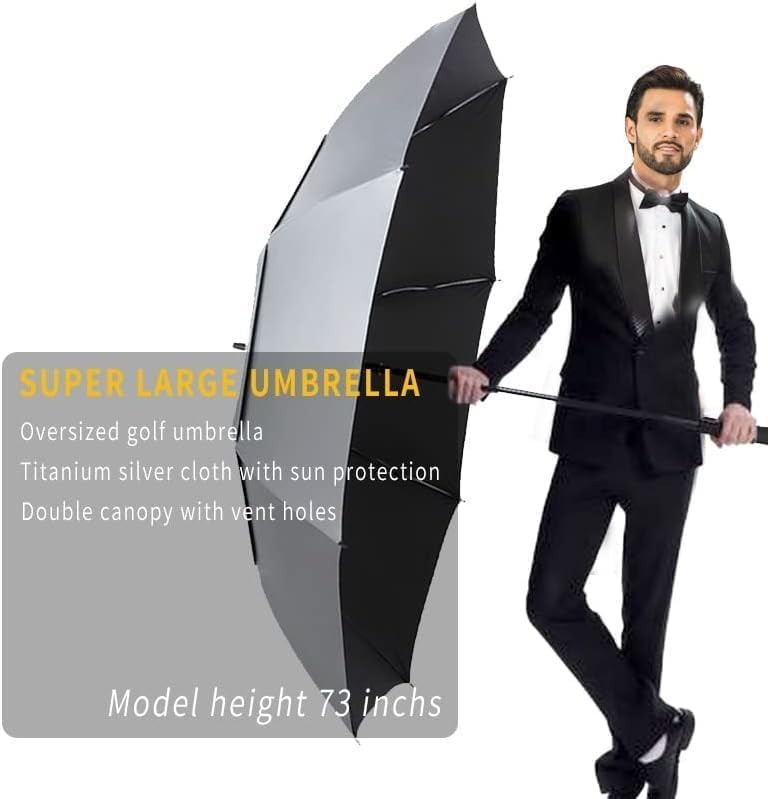 Extra Large Golf Umbrella - 68" Automatic Open