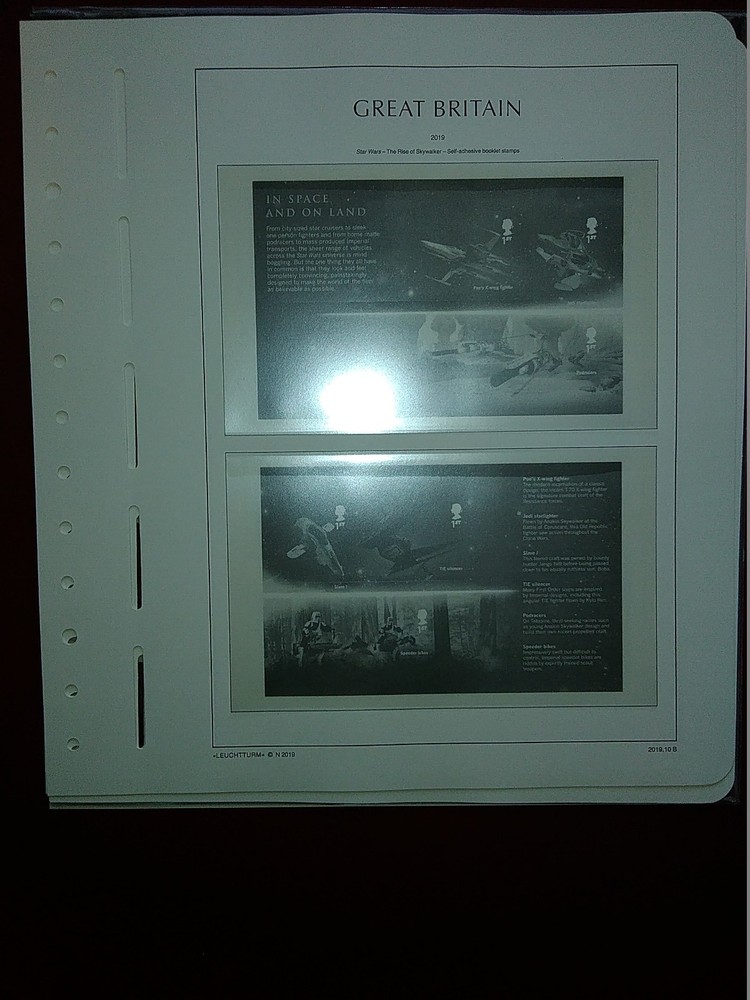 LIGHTHOUSE Commemorative Hingeless album pages Great Britain 2019 Used R2019