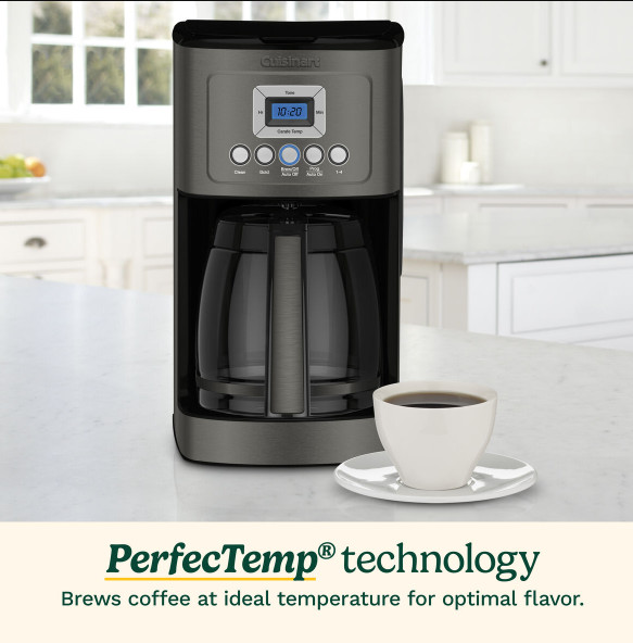Cuisinart 14 Cup Programmable Coffee Maker DCC 3200BKSNAS - No Import Fee