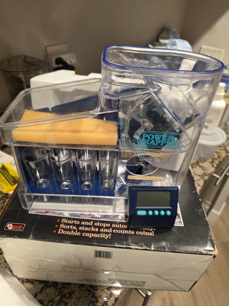 Vintage Power Wrapper Coin Counter