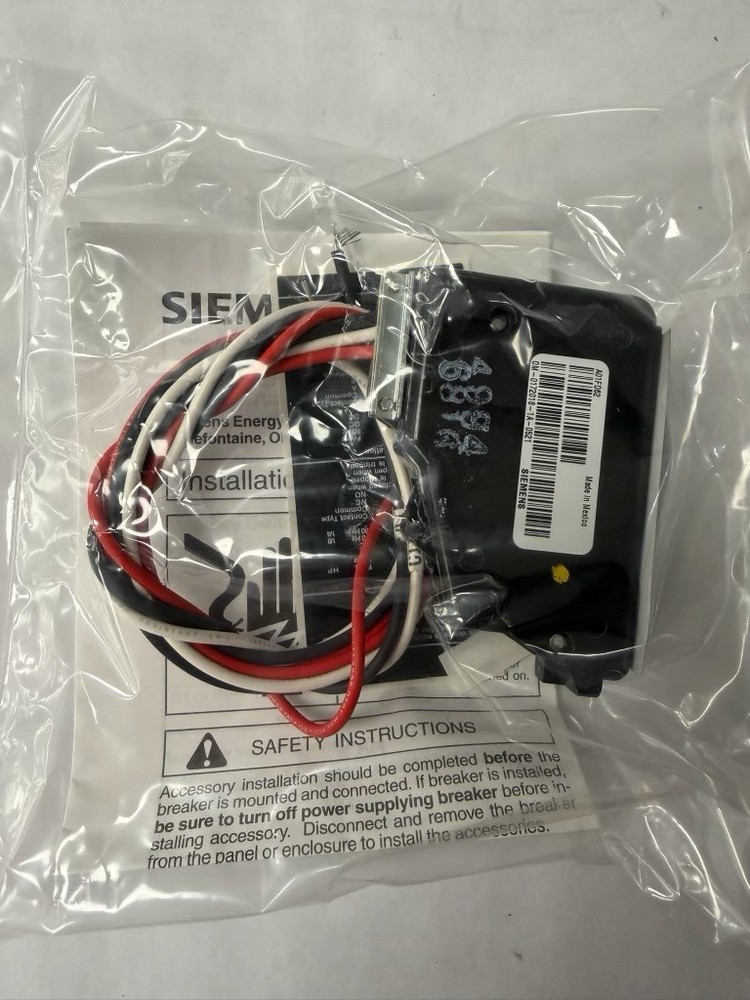 SIEMENS A01FD62 SINGLE POLE AUXILIARY FORM C SWITCH FOR CIRCUIT BREAKERS