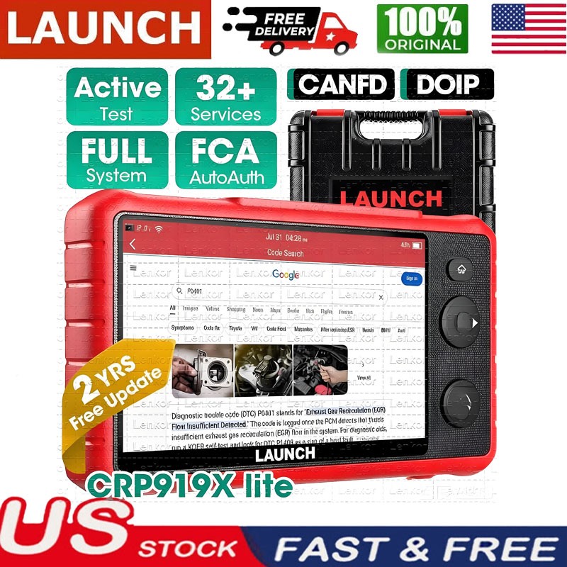LAUNCH X431 CRP919X Lite Full Bidirectional Car Diagnostic Scanner Key Coding*