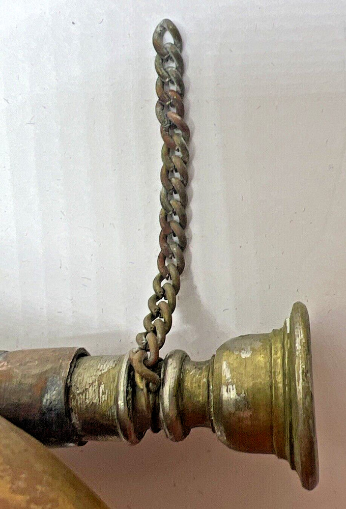 REGIMENT BUGLE BRASS WITH LANYARD 11” Long