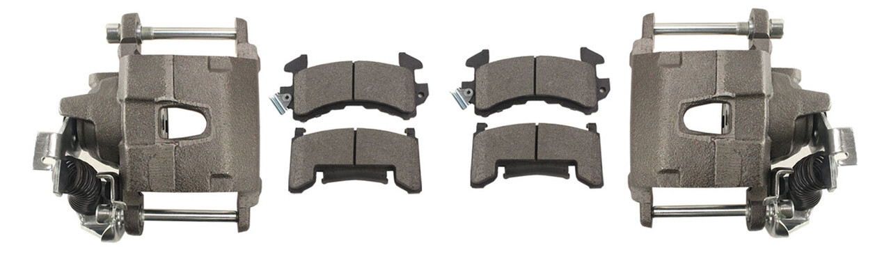 1963-1987 Chevy C10 Rear Disc Brake Kit, Drilled & Slotted 5 Lug Bolt Pattern