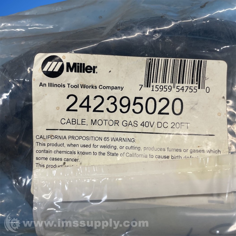 Miller 242395020 Motor Control Cable FNFP