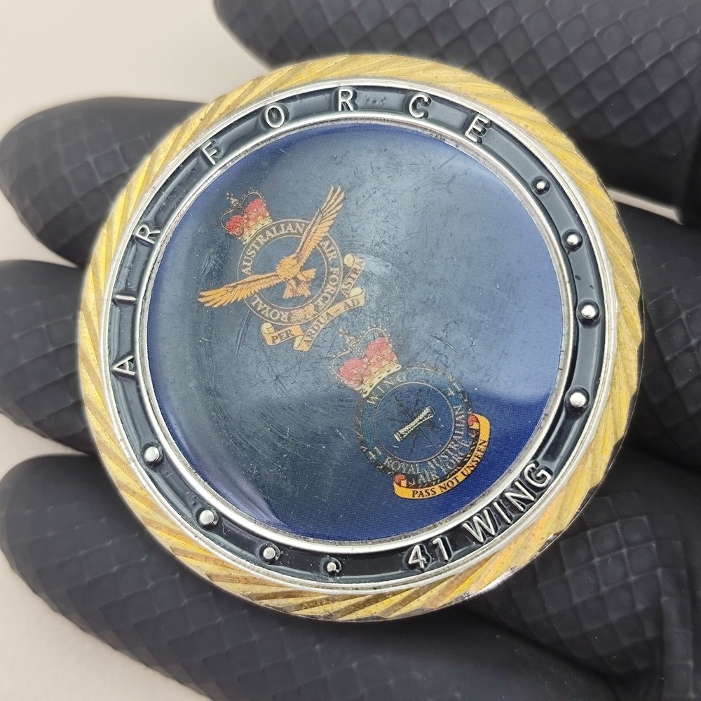 Australia Air Force 41 Wing Challenge Coin