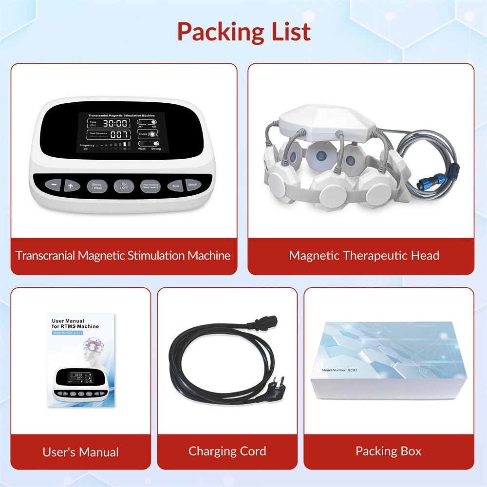 Home Use Magnetic Therapy Device, Low Frequency for Brain Relaxation