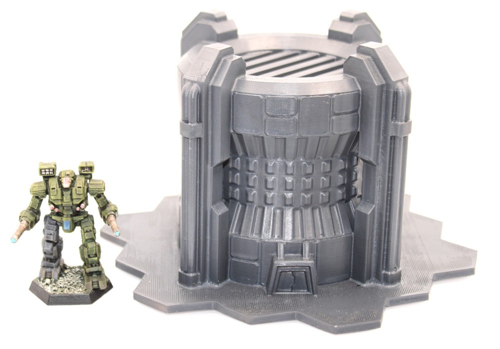 Battletech 6mm Scale Terrain Atmospheric Processor Unit -3D Printed Comes Primed