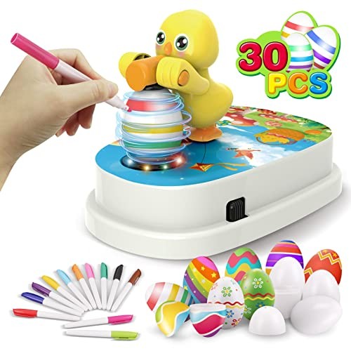 Easter Egg Decorating Kit, Chick Easter Eggs Decorating Kit Spinner Coloring