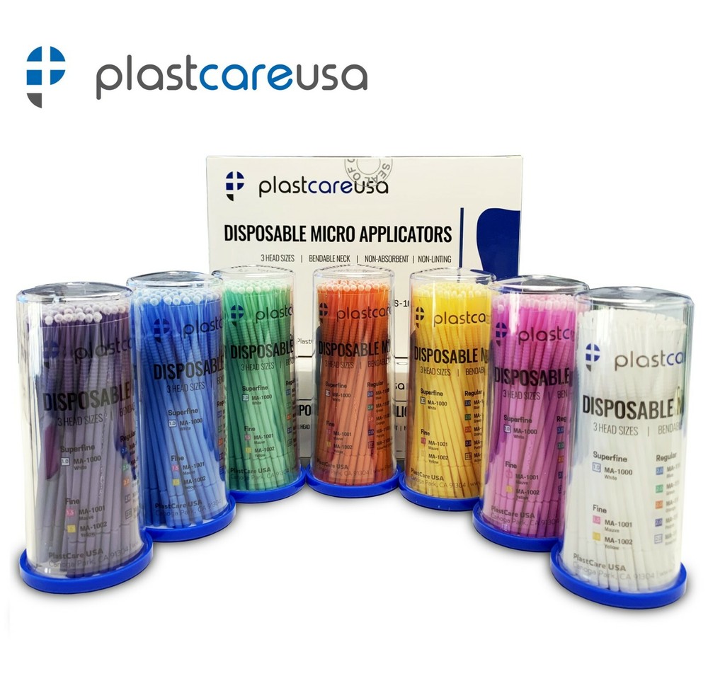 400 Micro Brushes Applicators Microbrush Dental (Regular, Fine, Super Fine) Eye