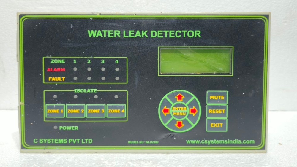 C SYSTEMS WLD2400 4 ZONE WATER LEAK DETECTION PANEL 200 METER CS4Z1562