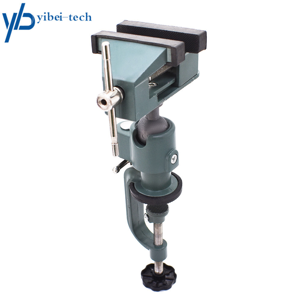 3" Aluminum Swivel 360° Rotating Universal Table Vise For Holding Small Parts