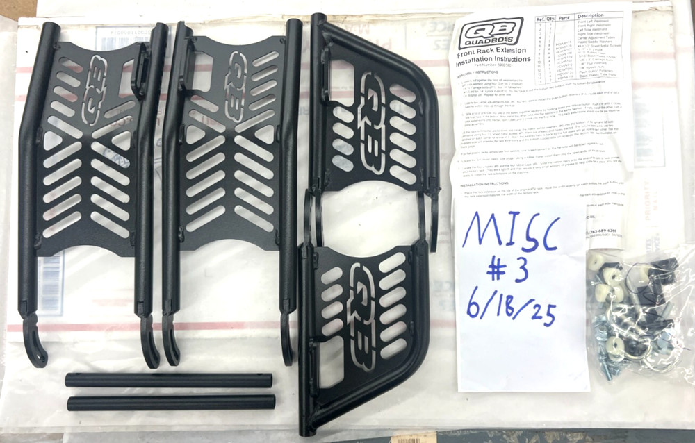Quad Boss Adjustable Front Rack Extension 574330