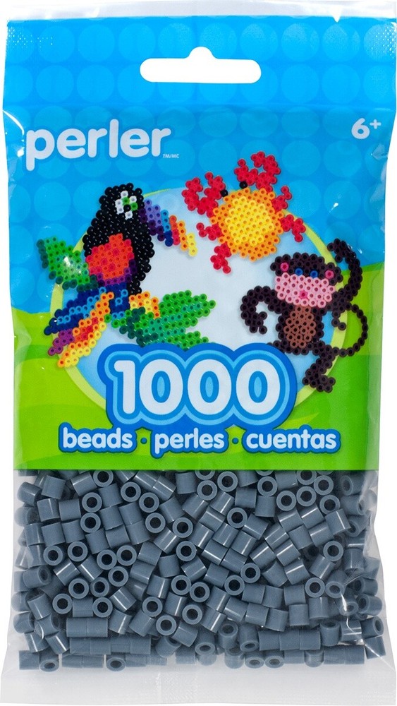 Perler Beads 1,000/Pkg-Slate Blue - 3 Pack