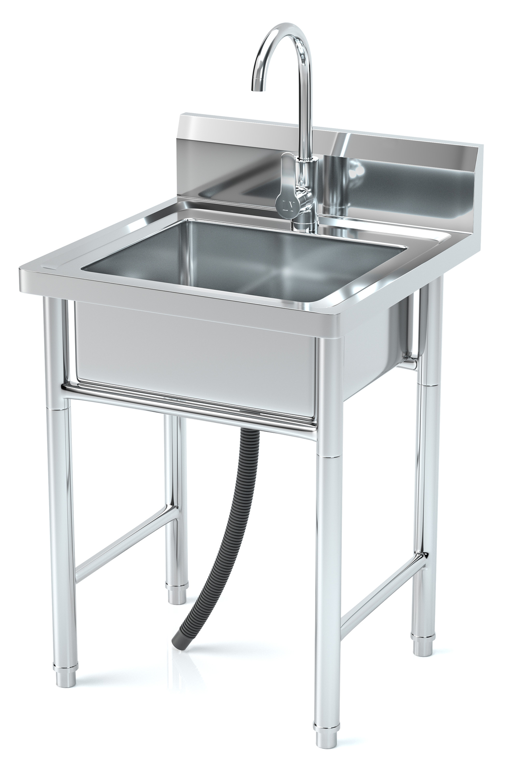 Utility Kitchen Sink Standing Stainless Steel Commercial Restaurant Laundry Sink
