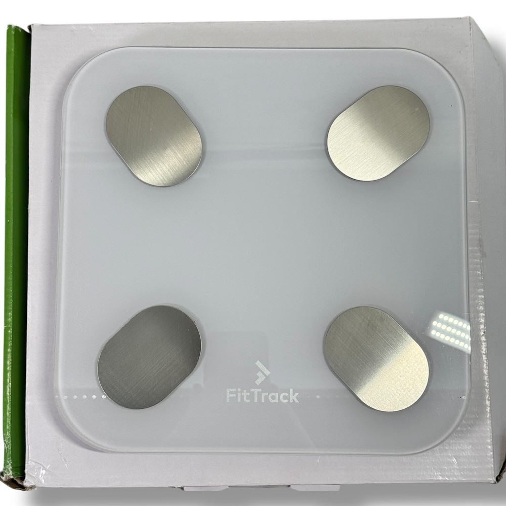 Fit Track Dara BMI Complete Body Analysis Bluetooth Digital Scale White