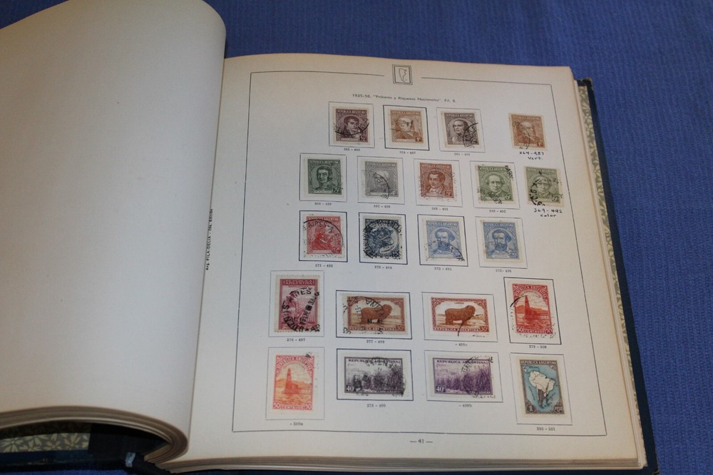 Argentina Fila Delia Specialty Album Binder BlueLakeStamps Nice! GREAT ALBUM!