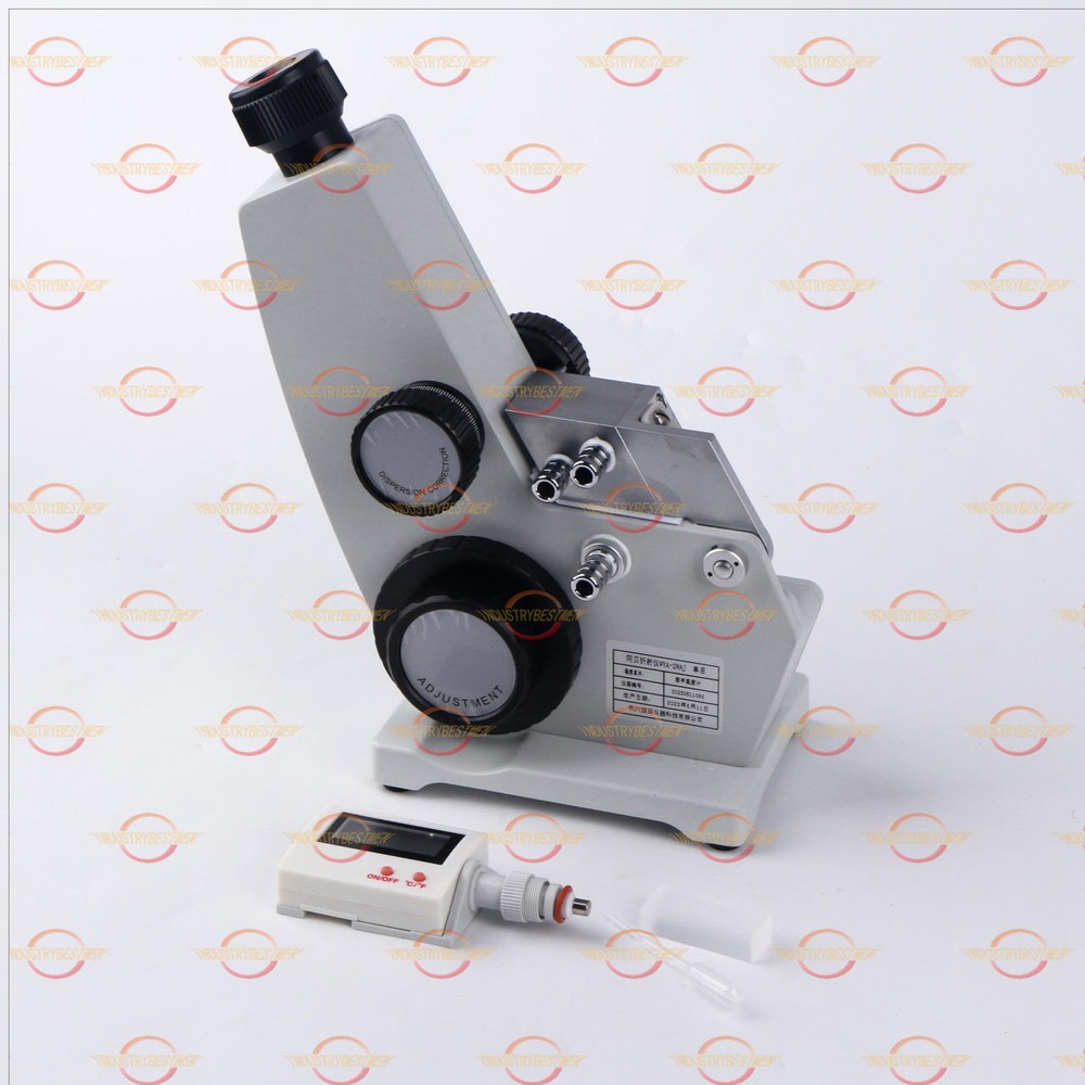 2WAJ Abbe Refractometer 0-95% Brix & 1.300-1.700 ND Lab Monocular
