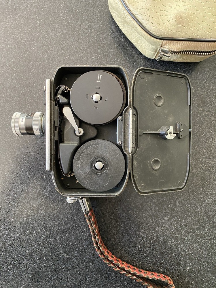Paillard Bolex E8 Film Camera With Case. Working