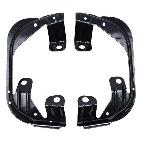 Front Driver and Passenger Side Bumper Bracket and Fog Light Bracket for Ram