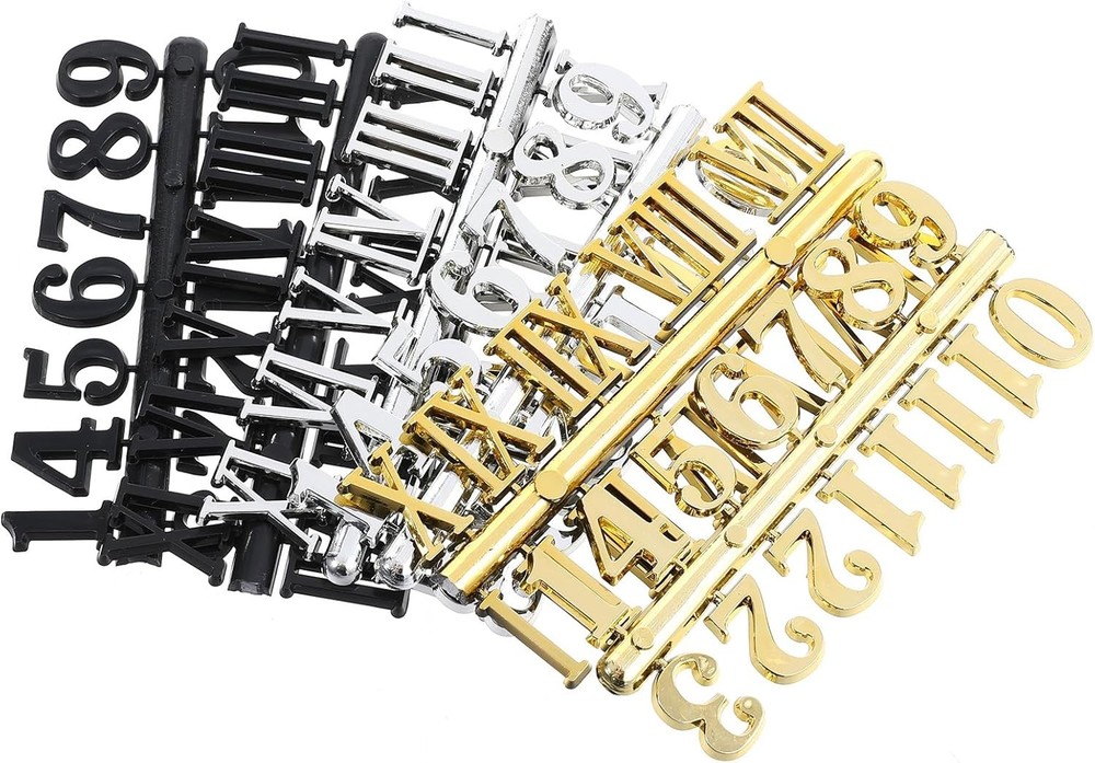 6 Sets 12 cm diameter, 5.5 width, 0.5 thickness, black, gold, silver
