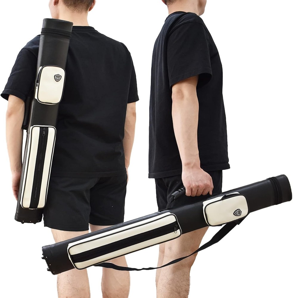 2x2 Hard cue case Pool Cue Billiard Stick Carrying Case