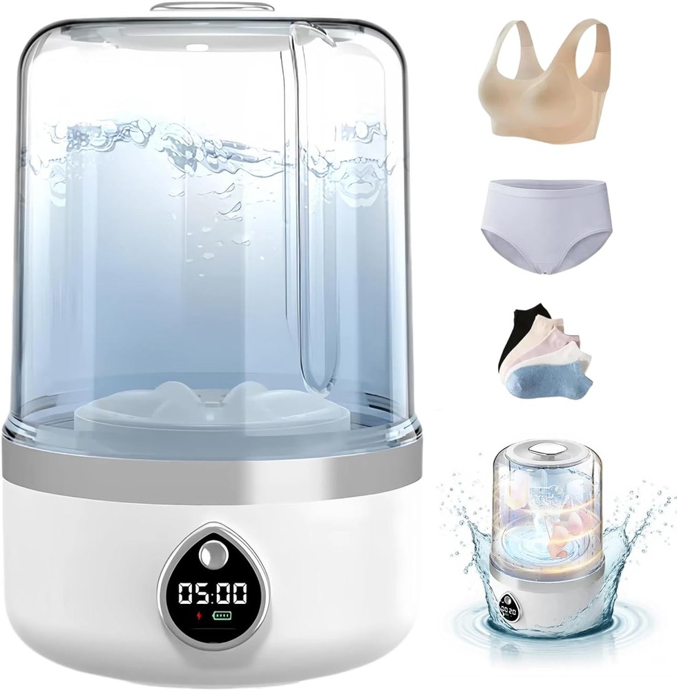 Portable Washing Machine, Compact Mini Washing Machine for Delicates & light ...