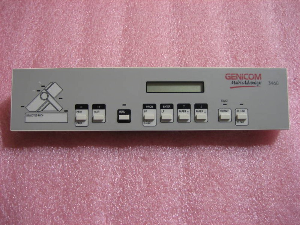 GENICOM MatrixAdvantage 3460 Control Panel Assembly