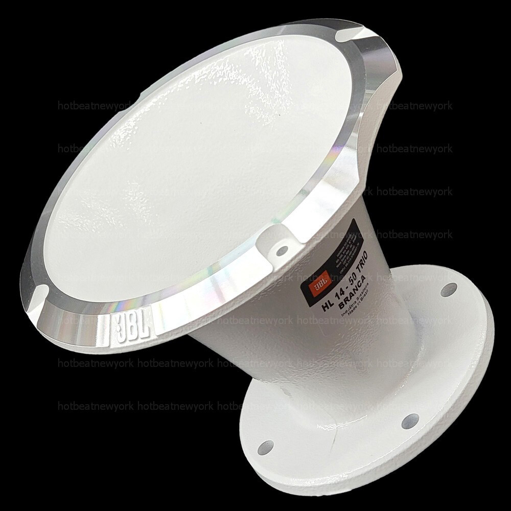 JBL HL14-50 TRIO BRANCA White 2" Exponential Aluminum Horn 45x45 4-Bolt HL1450