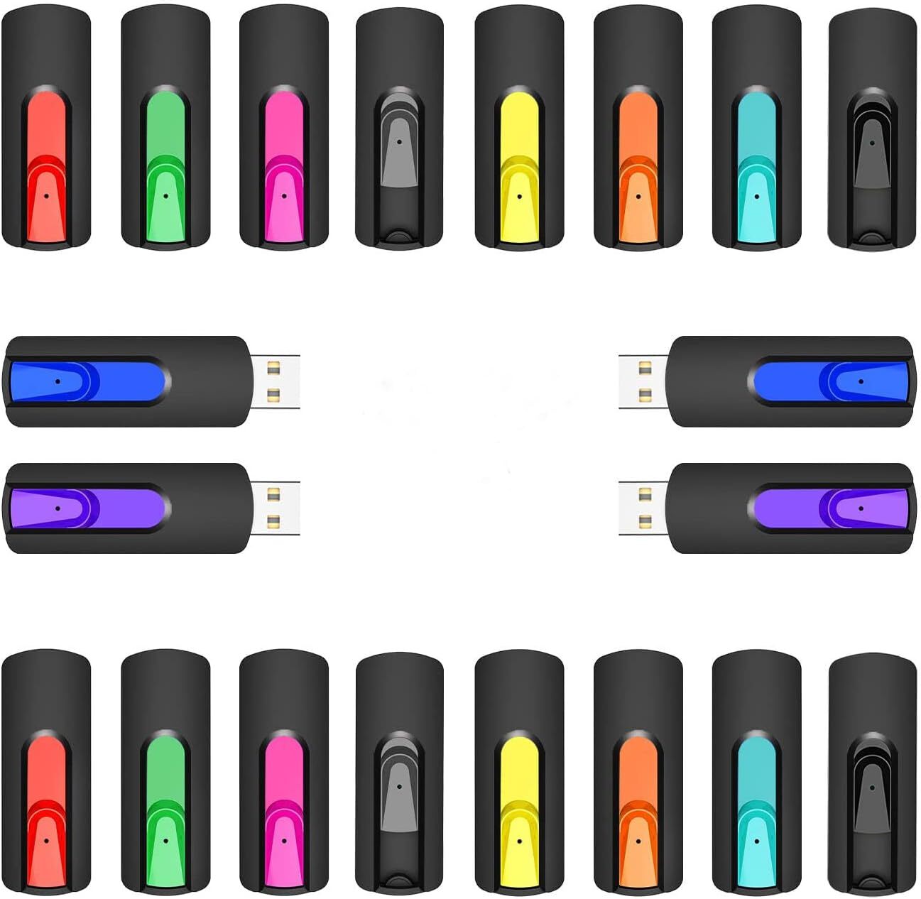 Wholesale 5/10/100PCS 1GB 2GB 4GB 8GB 16GB 32GB USB 2.0 Flash Drive Memory Stick